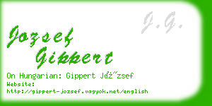 jozsef gippert business card